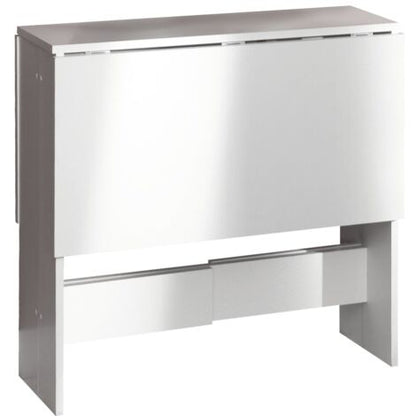  Temahome Trick A1 Tavolo Pieghevole, Legno, Bianco (White), 73.4 X 28 X 76 Cm