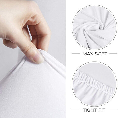 None Coprisedia Elasticizzato Bianco 6 Pezzi