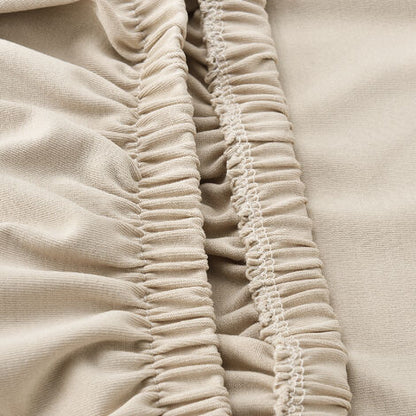 Nova Set Da 6 Fodere Per Sedie Copertura Elasticizzata Disponibili Varie Tonalità Dimensioni : Color Sabbia