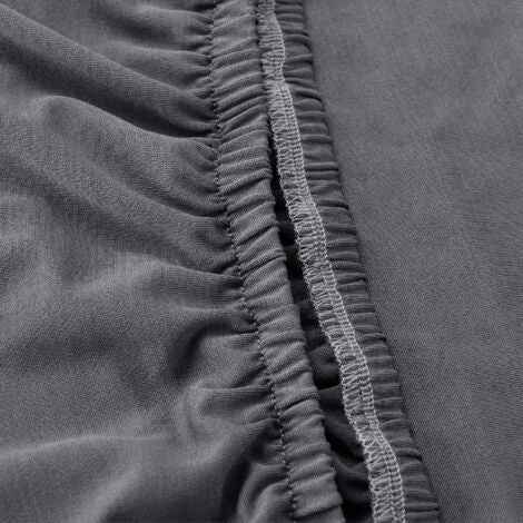 Nova Set Da 4 Fodere Per Sedie Copertura Elasticizzata Disponibili Varie Tonalità Dimensioni : Grigio Scuro