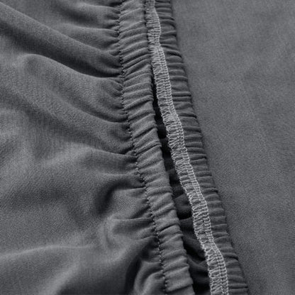 Nova Set Da 4 Fodere Per Sedie Copertura Elasticizzata Disponibili Varie Tonalità Dimensioni : Grigio Scuro