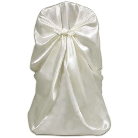  Coprisedia 6 Pz Crema Per Feste Di Nozze VidaXL