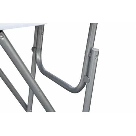  Tavoli Da Bar Set 4 Pz Con Ripiano In MDF Bianco